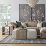 Natural Gray Acacia End Table | Living Essentials Dovetail