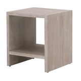 Natural Gray Acacia End Table | Living Essentials Dovetail