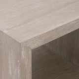 Natural Gray Acacia End Table | Living Essentials Dovetail
