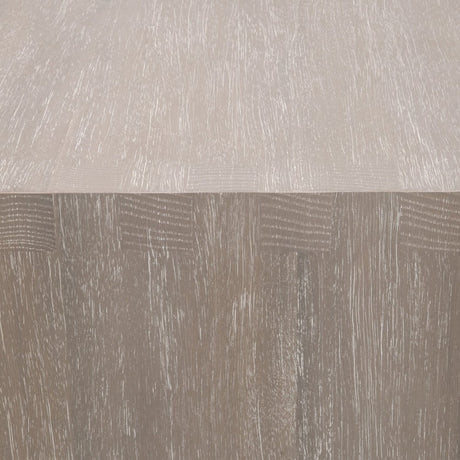 Natural Gray Acacia End Table | Living Essentials Dovetail