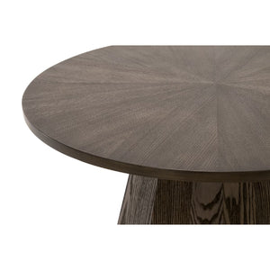   Round Wooden End Table | Oroa.com