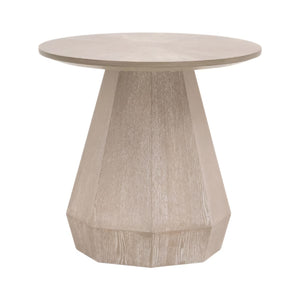   Round Wooden End Table | Oroa.com