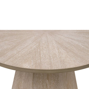   Round Wooden End Table | Oroa.com
