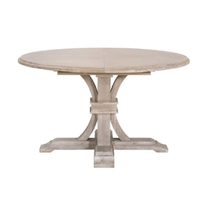   Gray Acacia Round Extendable Dining Table | Oroa.com