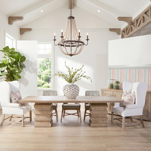   Extendable Acacia Dining Table | Oroa.com