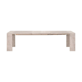 Modern European furniture - Natural Acacia Extendable Dining Table - www.oroa.com