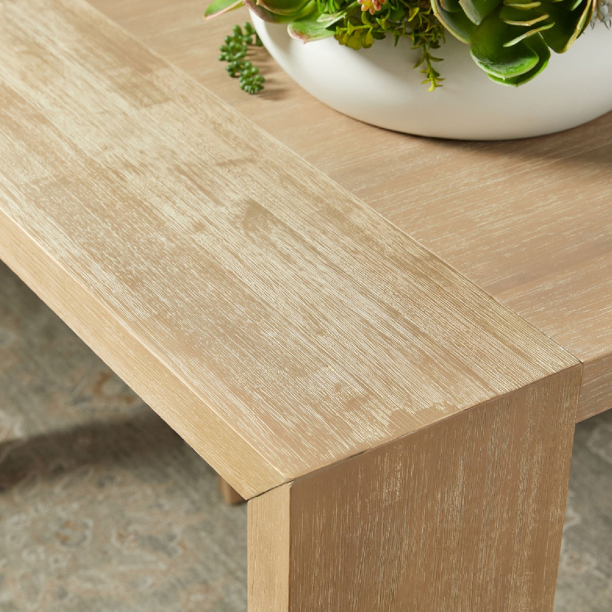   Natural Acacia Extendable Dining Table | Oroa.com