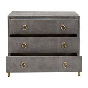   Shagreen Drawer Nightstand | Oroa.com