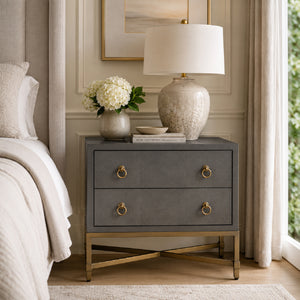   Shagreen Drawer Nightstand | Oroa.com
