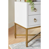 Shagreen Drawer Nightstand | Living Essentials Strand