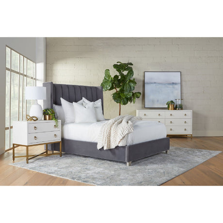 Shagreen Drawer Nightstand | Living Essentials Strand