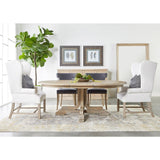 Round Acacia Extendale Dining Table | Living Essentials Torrey
