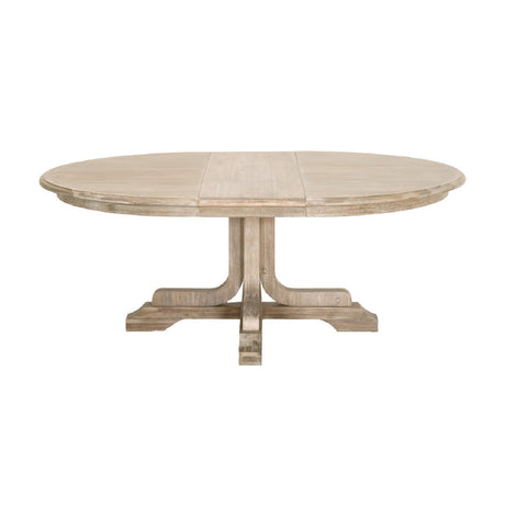 Round Acacia Extendale Dining Table | Living Essentials Torrey
