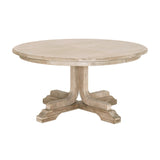Round Acacia Extendale Dining Table | Living Essentials Torrey