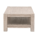 Gray Acacia Wooden Coffee Table | Living Essentials Adler
