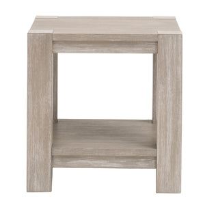   Gray Acacia Square End Table | Oroa.com