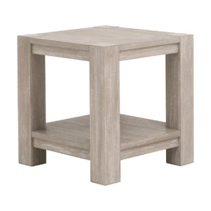   Gray Acacia Square End Table | Oroa.com