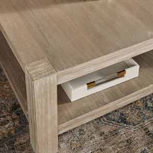   Gray Acacia Wooden Coffee Table | Oroa.com