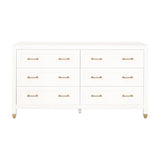 White 6-Drawer Double Dresser | Living Essentials Stella