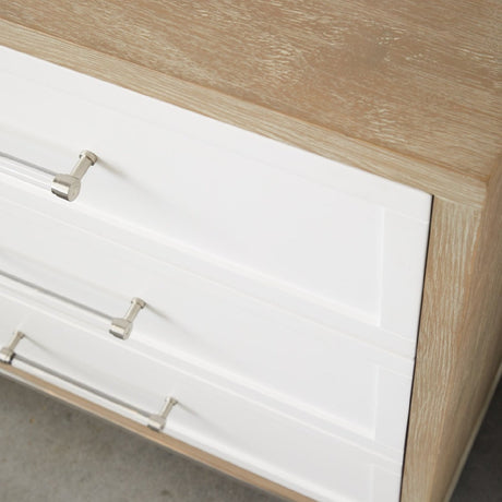 Gray Acacia 6-Drawer Double Dresser | Living Essentials Wrenn