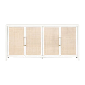 Modern European furniture - Rattan Inlaid 4-Door Sideboard - www.oroa.com