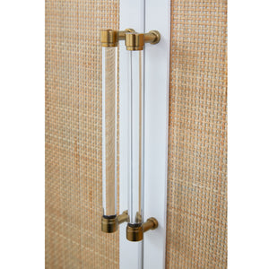   Rattan Inlaid 4-Door Sideboard | Oroa.com