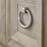 Marble Topped Acacia Media Cabinet | Living Essentials Azure