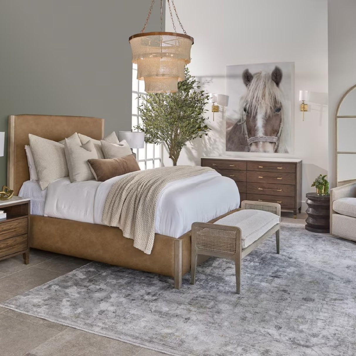   Solid Wood Framed Queen Bed | Oroa.com