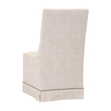 Cream Linen Skirted Dining Chairs (2) | Living Essentials Colleen
