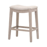 Gray Ash Wood Counter Stool | Living Essentials Harper