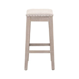 Gray Ash Wood Counter Stool | Living Essentials Harper