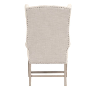   French Linen Wingback Accent Chair | Oroa.com