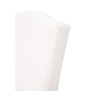   French Linen Skirted Dining Chairs (2) | Oroa.com