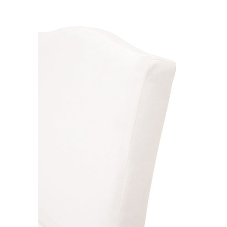 French Linen Skirted Dining Chairs (2) | Living Essentials Colette