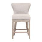 Modern European furniture - Nail Tacked Swivel Counter Stool - www.oroa.com
