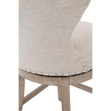 Modern European furniture - Nail Tacked Swivel Counter Stool - www.oroa.com