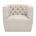 Tufted Back Swivel Club Chair | Living Essentials Marcel