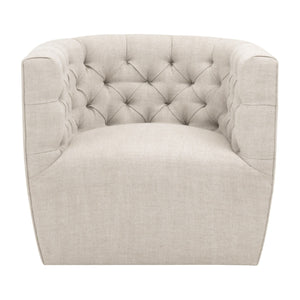   Tufted Back Swivel Club Chair | Oroa.com