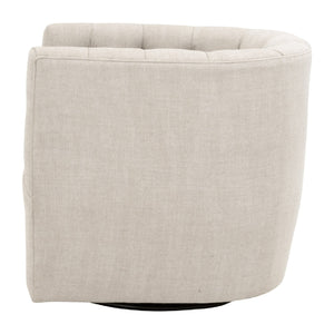   Tufted Back Swivel Club Chair | Oroa.com