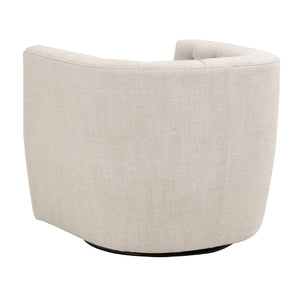   Tufted Back Swivel Club Chair | Oroa.com