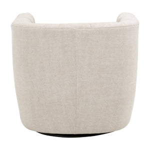   Tufted Back Swivel Club Chair | Oroa.com