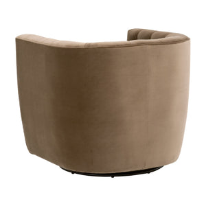   Tufted Back Swivel Club Chair | Oroa.com