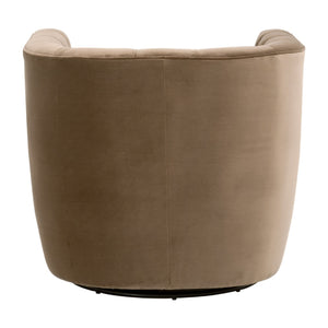   Tufted Back Swivel Club Chair | Oroa.com