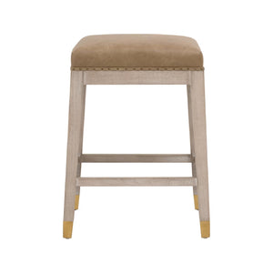   Vegan Leather Seat Counter Stool | Oroa.com