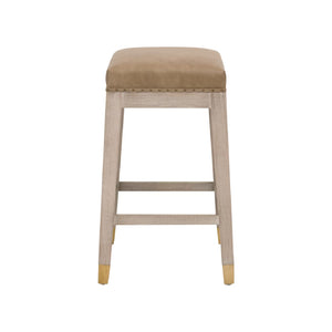   Vegan Leather Seat Counter Stool | Oroa.com