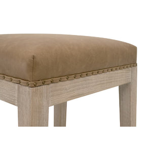   Vegan Leather Seat Counter Stool | Oroa.com