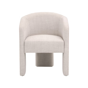   French Linen 3-Legged Accent Chair | Oroa.com