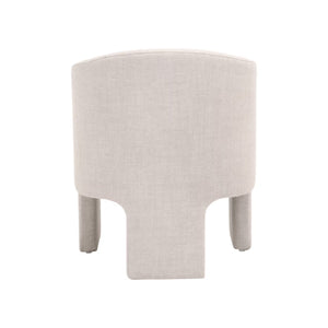   French Linen 3-Legged Accent Chair | Oroa.com