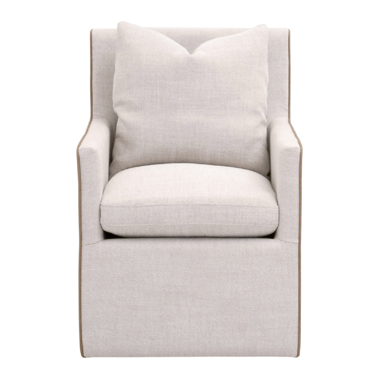   Two-Toned Wheeled Lounge Chair | Oroa.com