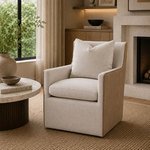   Two-Toned Wheeled Lounge Chair | Oroa.com